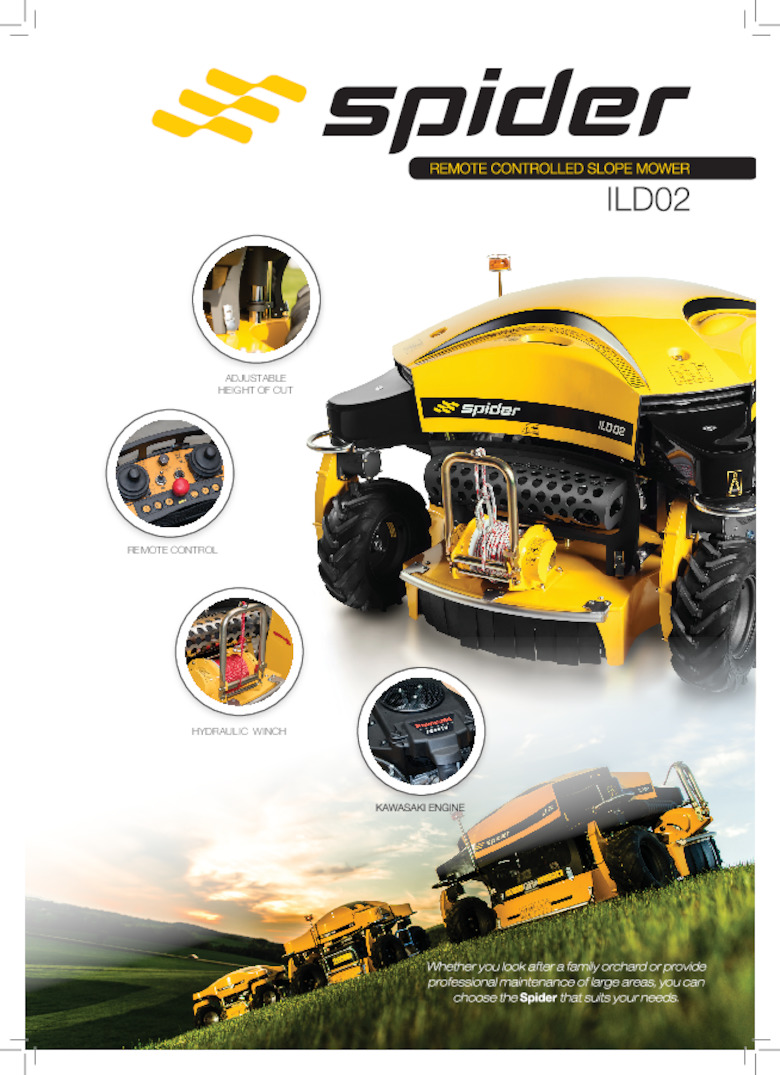 ILD02 Radio Controlled Slope Mower